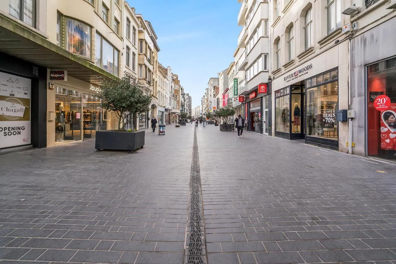 Ruim En Warm Appartement In De Winkelstraat Van Oostende Οστένδη
